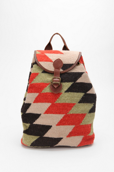 Ecote Aztec Drawstring Backpack