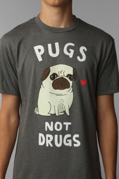 Gemma Correll Pugs Not Drugs Tee - Urban Outfitters
