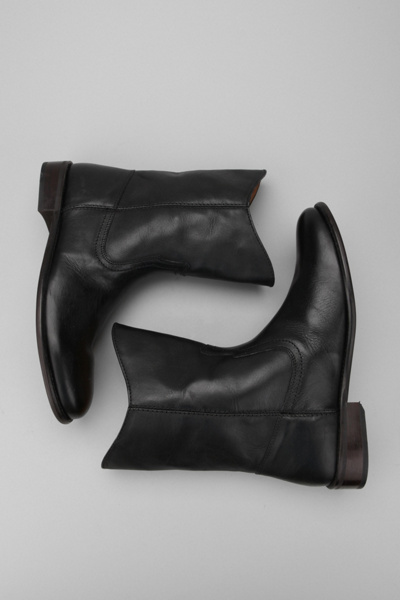 Good Souls By Mark McNairy Leather Pull-On Cowboy Boot - Black - Size 10.5