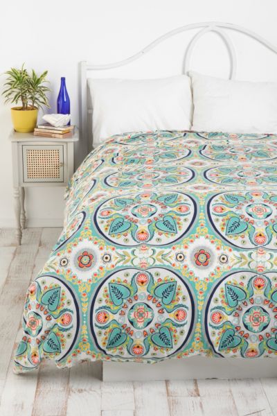 Painted Medallion Duvet Cover