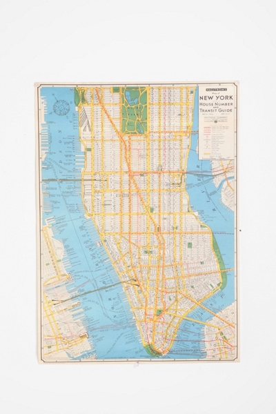 New York City Map Poster