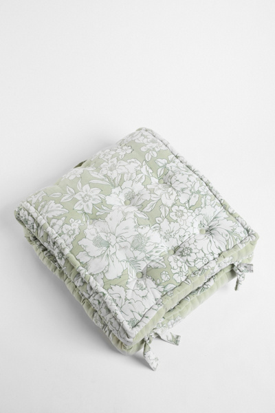 Thumbnail image for Falling Floral Velvet Floor Cushion