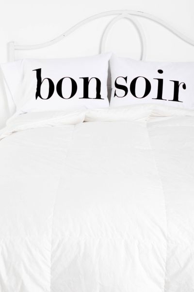 Bonsoir Pillowcase - Set Of 2 - Urban Outfitters
