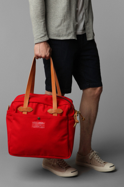 Filson Red Label Zippered Tote Bag