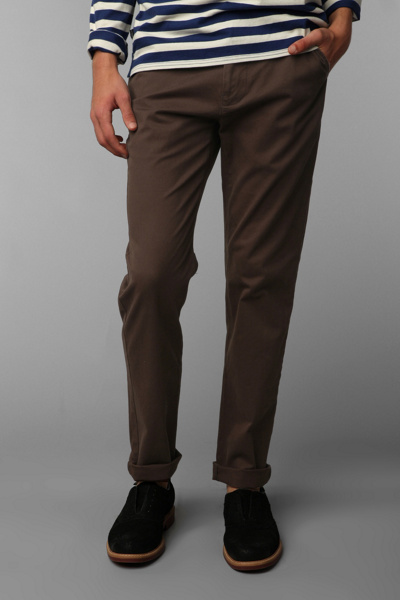 Hawkings McGill Stretch Skinny Chino - Brown - Siz...