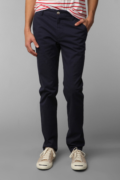 Hawkings McGill Stretch Skinny Chino - Navy - Size...