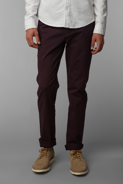 Hawkings McGill Stretch Skinny Chino - Plum - Size...