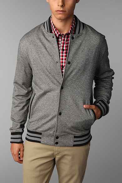 Charles & 1/2 Speckled Baseball Jacket