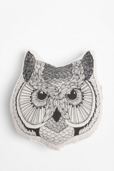 Thumbnail image for The Rise and Fall Owl Face Pillow