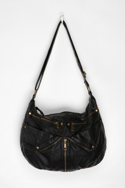 Deena & Ozzy Moto Satchel - Black - One Size best handbags
