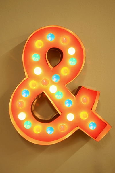Thumbnail image for Ampersand Marquee Light