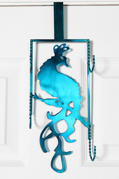 Peacock Over-the-Door Hook