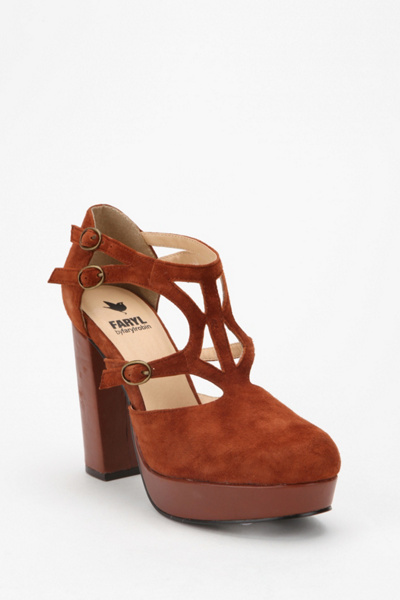 We Who See T-Strap Heel
