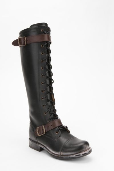 lodge cap toe lace up boot