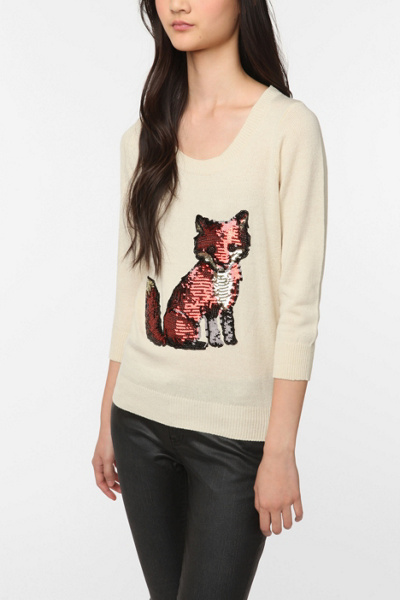 UrbanOutfitters.com > Cooperative Cute Embellished Front Sweater
