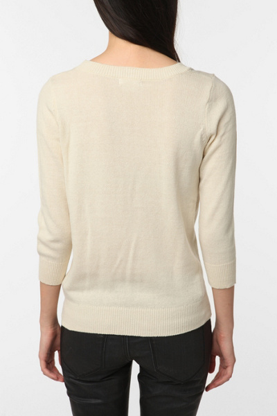 UrbanOutfitters.com > Cooperative Cute Embellished Front Sweater