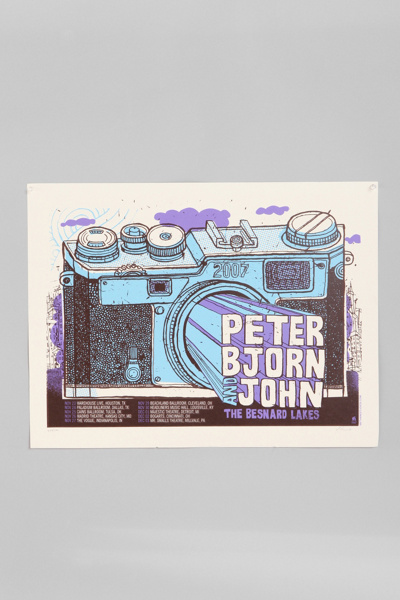 Thumbnail image for Peter Bjorn And John Print by Methane Studios