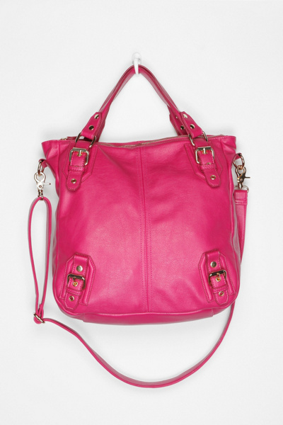 Deena & Ozzy Buckle Tote - Pink - One Size best handbags