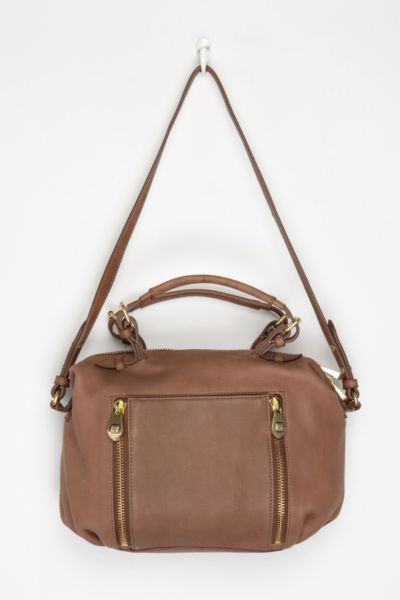 Pour La Victoire Double Zip Leather Satchel