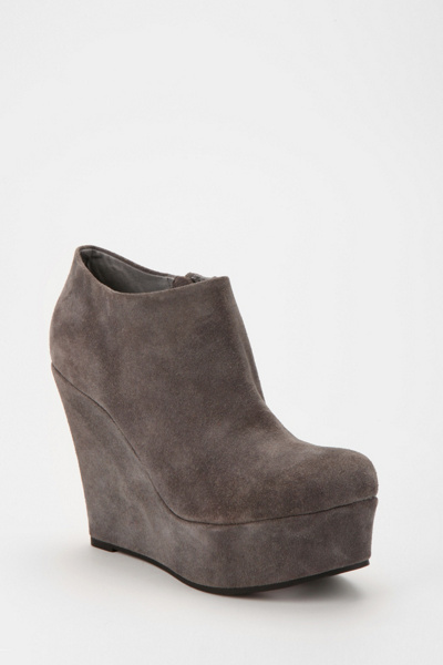 Deena & Ozzy Suede Wedge Boot
