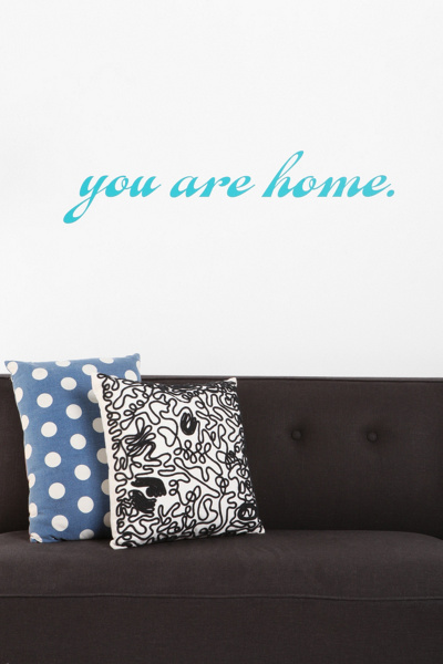 You Are Home Wall Decal