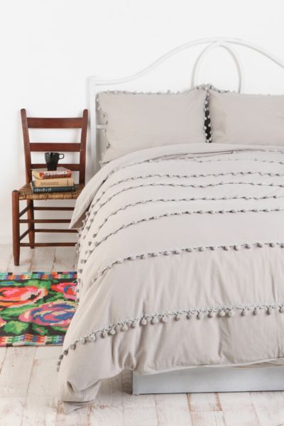 Ball Fringe Duvet Cover