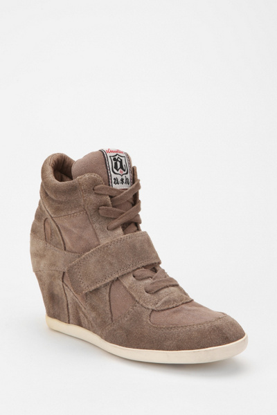 Ash Bowie Wedge-Sneaker: Grey 7 Womens Sneakers