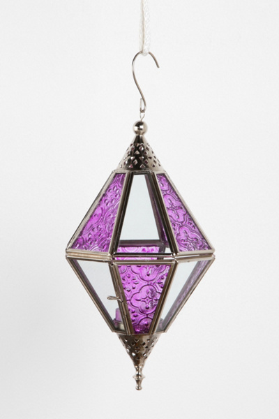 Faceted Glass Lantern