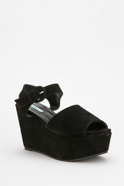 Kimchi Blue Suede Flatform Wedge