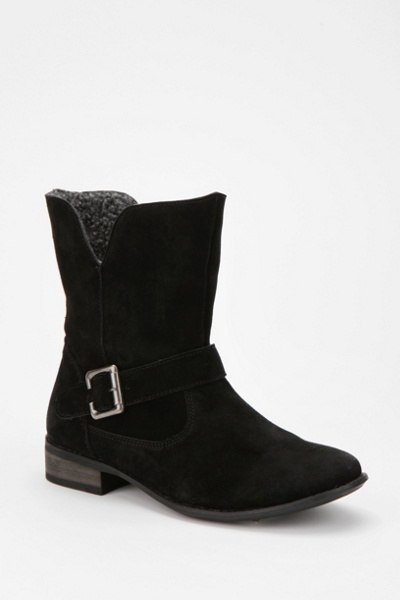 BDG Short Suede Moto Boot
