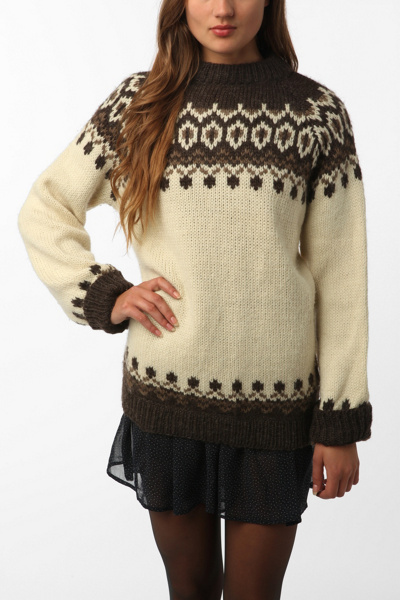 Urban Renewal Vintage Women's Fair Isle Sweater Urban Outfitters