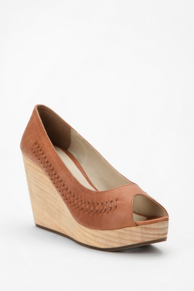 Ecote Woven Leather Wedge
