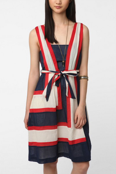 Betsey Johnson Pink Label Colorblock Tank Dress