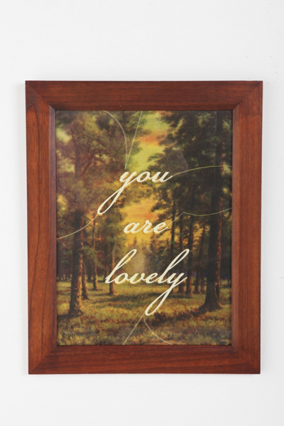 Jen Renninger You Are So Lovely Framed Wall Art - Green - One Size