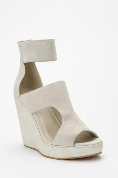 Deena & Ozzy Suede Cutout Wedge