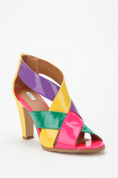 Kimchi Blue Colorblock Strappy Heel