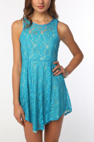 UrbanOutfitters.com > Thistlepearl Lace Racerback Dress