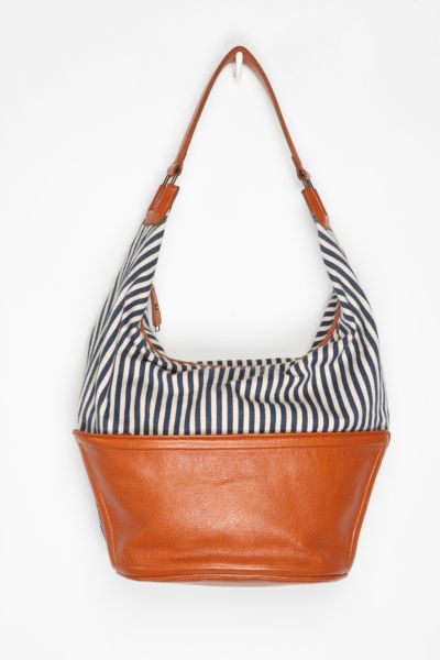 striped hobo bag