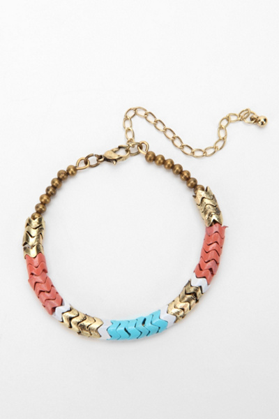Zigzag bead bracelet