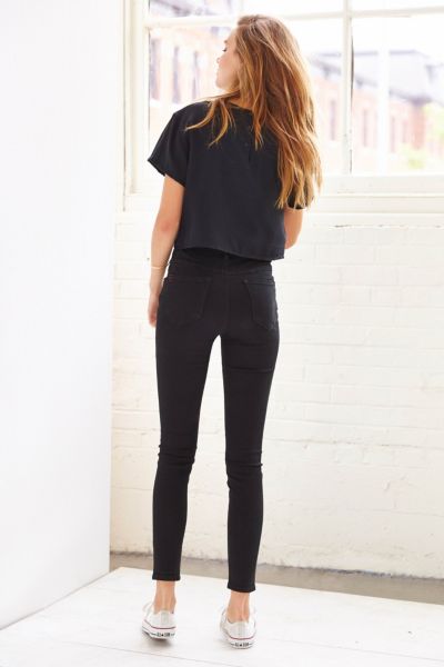 new look black jeans high waisted