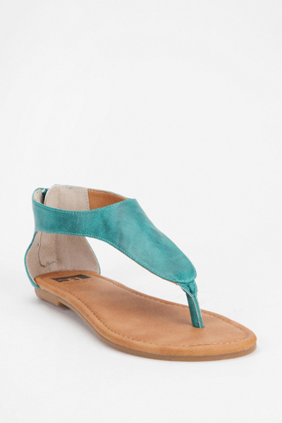 BC Footwear Back-Zip Thong Sandal
