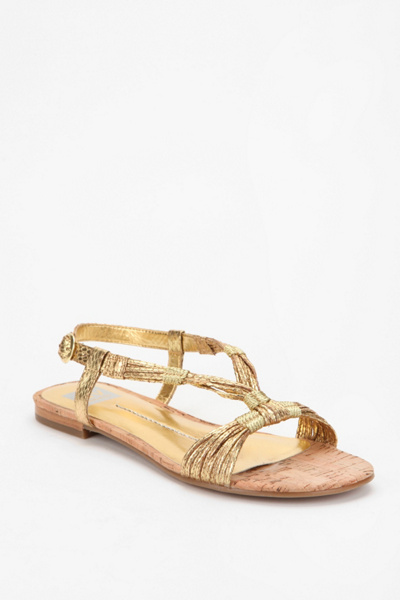 Dolce Vita Raffia T-Strap Sandal