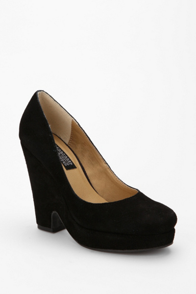 Deena & Ozzy Suede Split Wedge