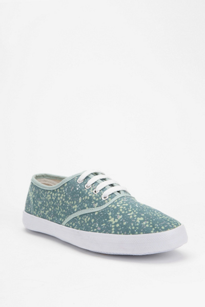 Atlantic Paint Splatter Plimsoll Sneaker