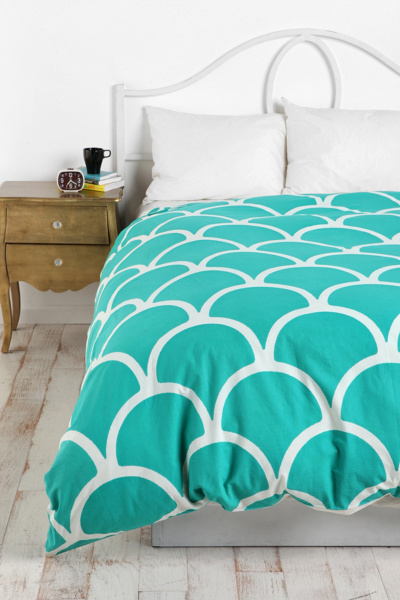 Stamped Scallop Duvet Cover