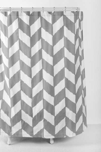 Herringbone Shower Curtain Urban Outfitters