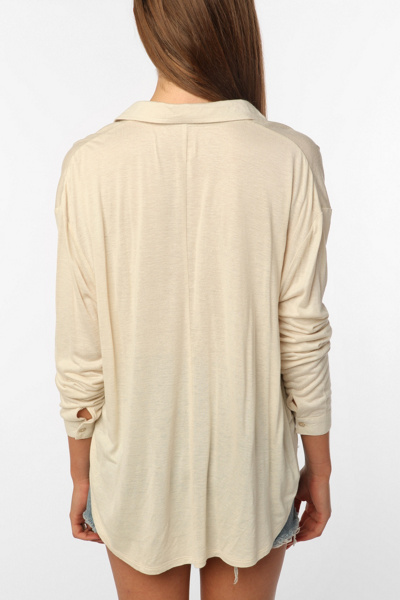 Staring at Stars Button-Down Knit Shirt