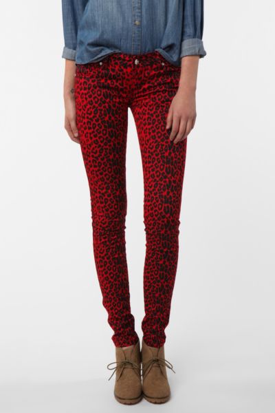 leopard print bell bottom jeans