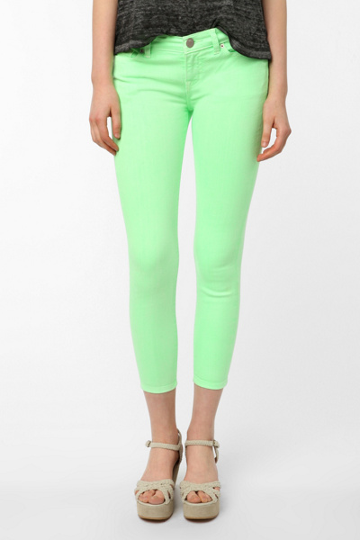BDG Neon Grazer Mid-Rise Jean - Lime