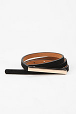 remi & reid Plated Skinny Belt